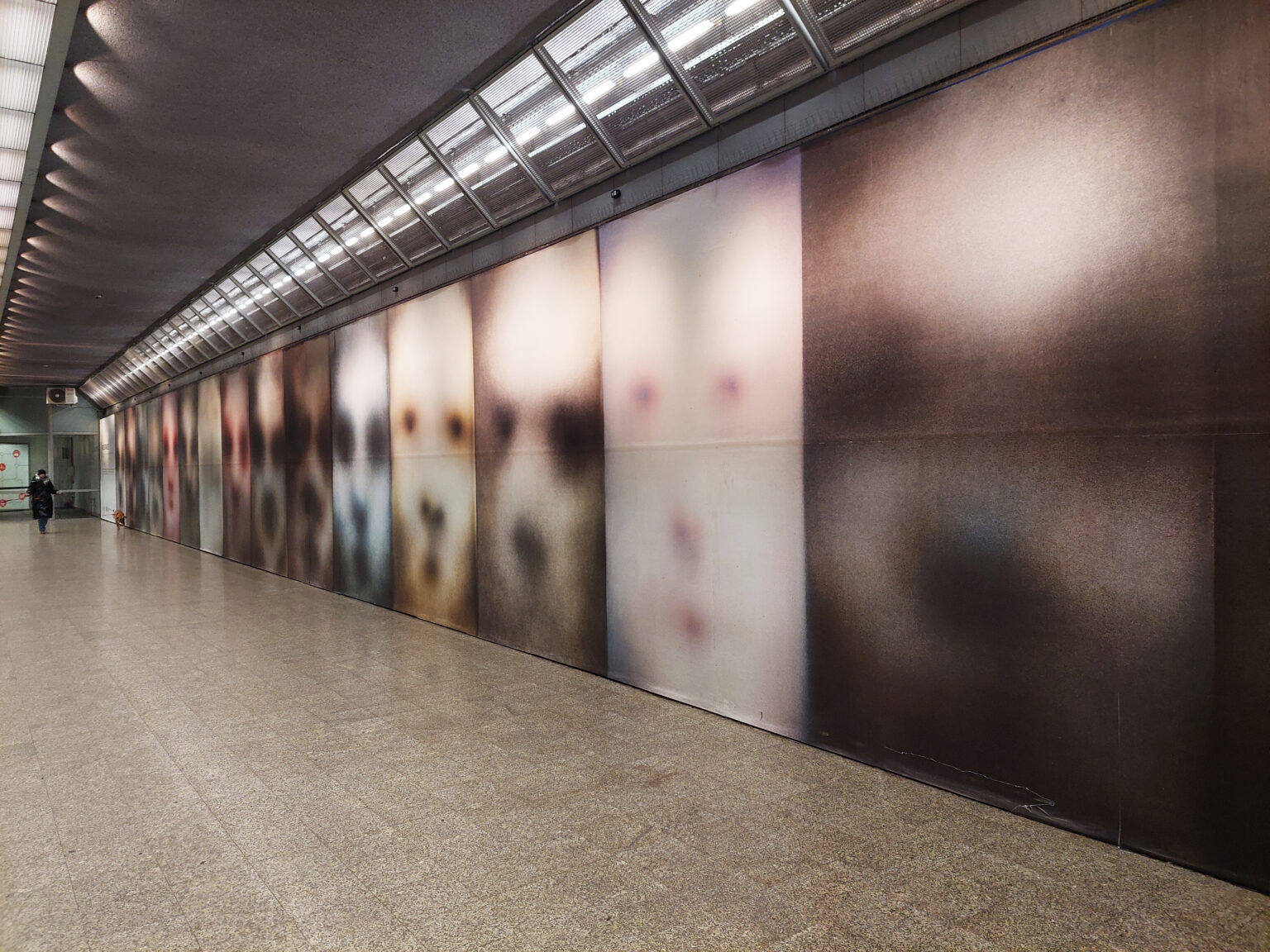 wystawa na antresoli stacji Metro Marymont