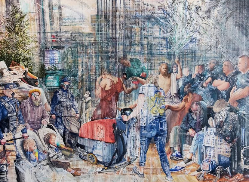 reprodukcja obrazu Łukasza Sawickiego