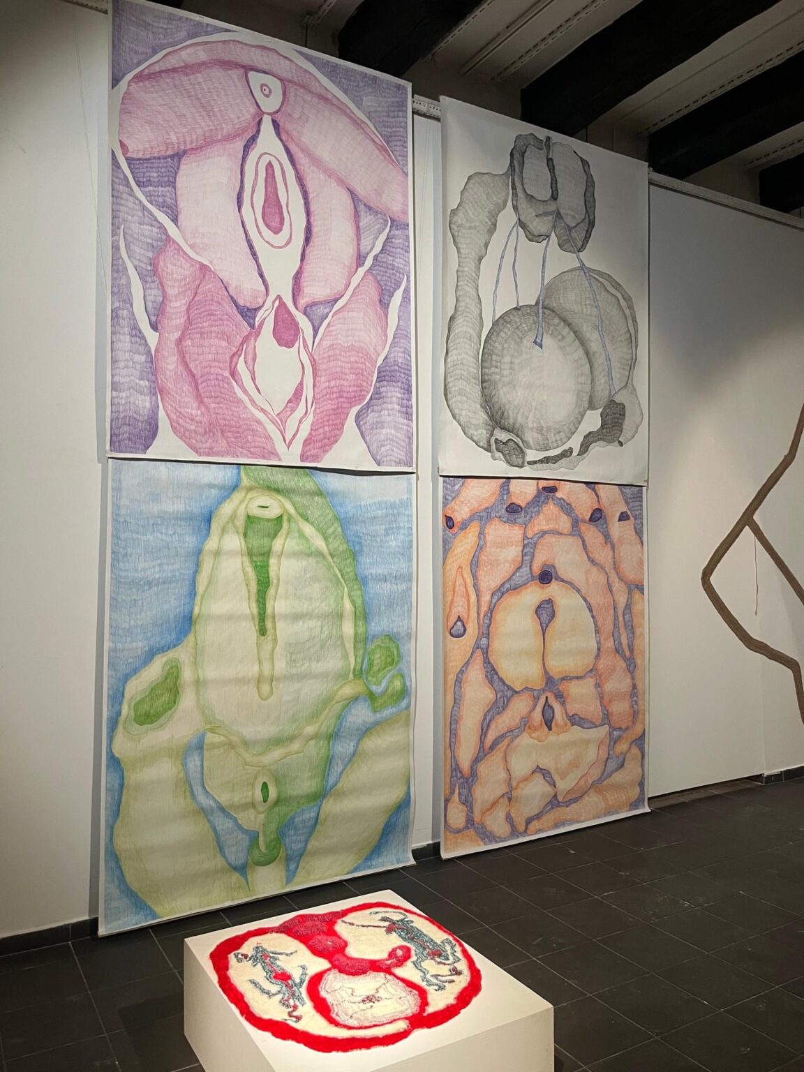 Ekspozycja Prac Katarzyny Sporn na wystawie