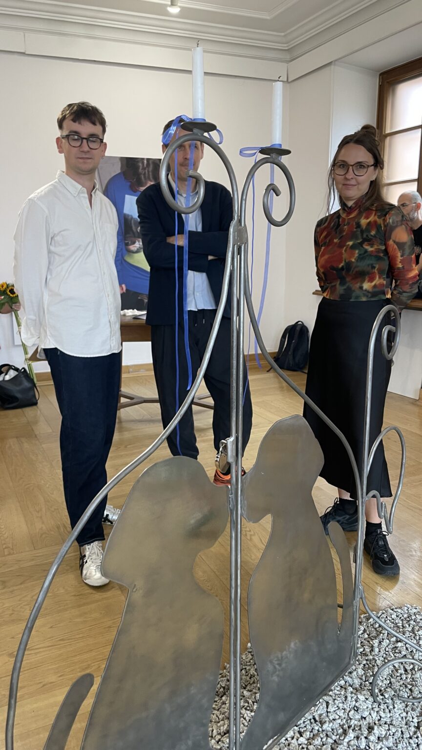 Kacper Tomaszewski, obrona na wystawie w Galerii Promocyjnej