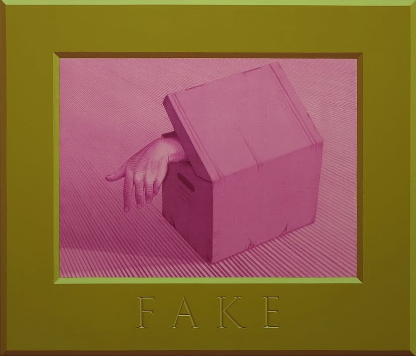 Obraz Arkadiusza Karapudy "Fake"